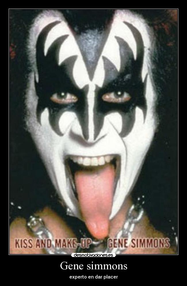 carteles gene simmons desmotivaciones