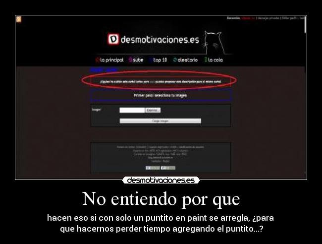 No entiendo por que - hacen eso si con solo un puntito en paint se arregla, ¿para
que hacernos perder tiempo agregando el puntito...?
