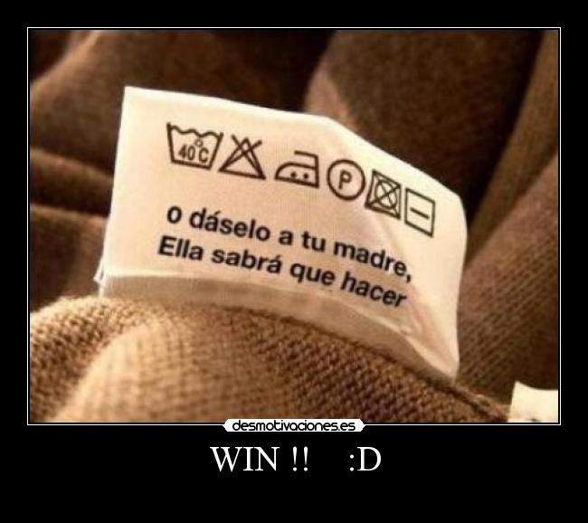 WIN !! :D -