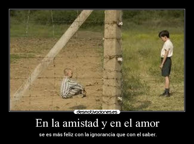 En la amistad y en el amor - 