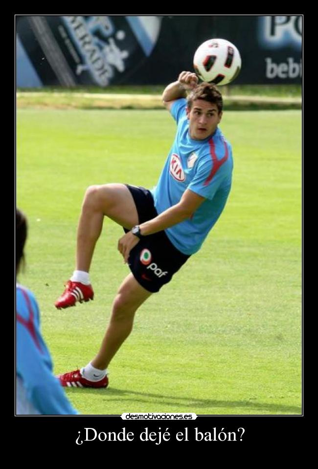 ¿Donde dejé el balón? -