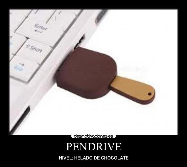 PENDRIVE - NIVEL: HELADO DE CHOCOLATE