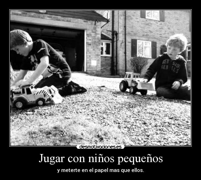 Jugar con niños pequeños -