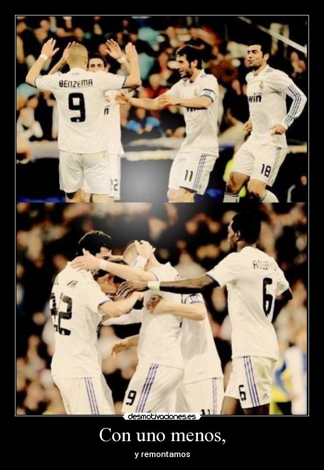 Con uno menos, - y remontamos