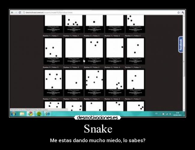Snake - Me estas dando mucho miedo, lo sabes?
