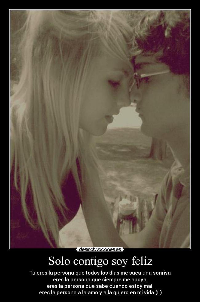 Solo contigo soy feliz - 