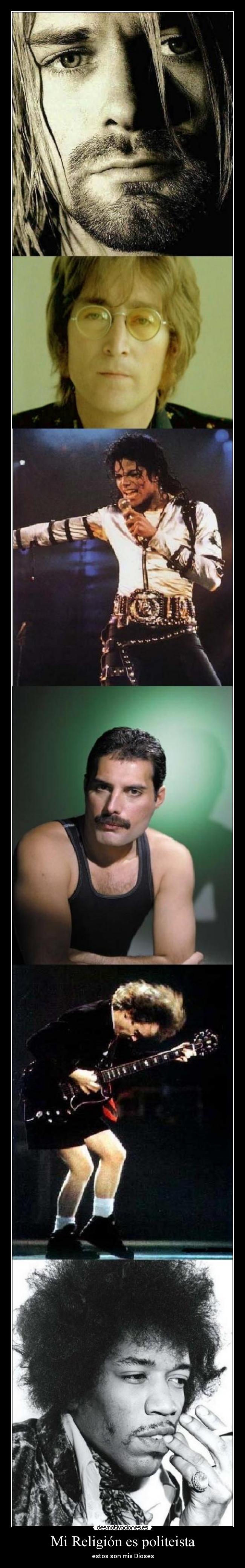 Mi Religión es politeista - estos son mis Dioses