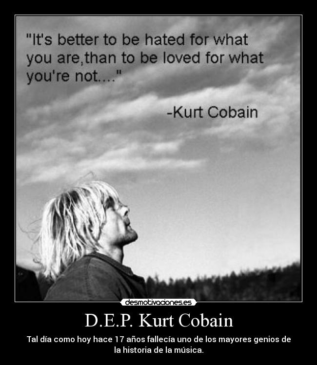 D.E.P. Kurt Cobain -