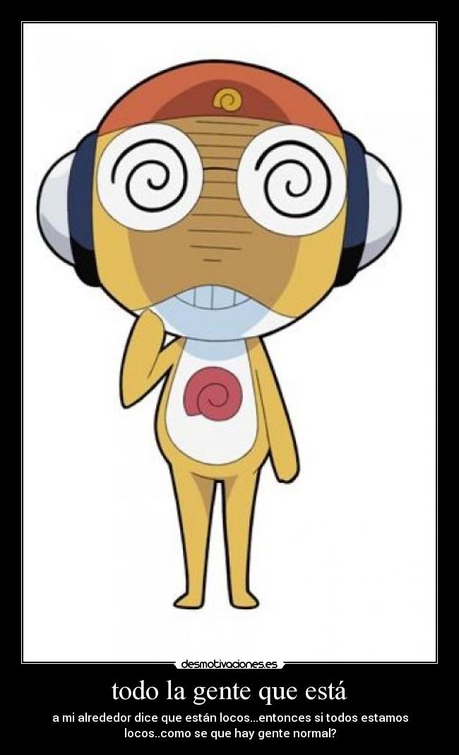 todo la gente que está -