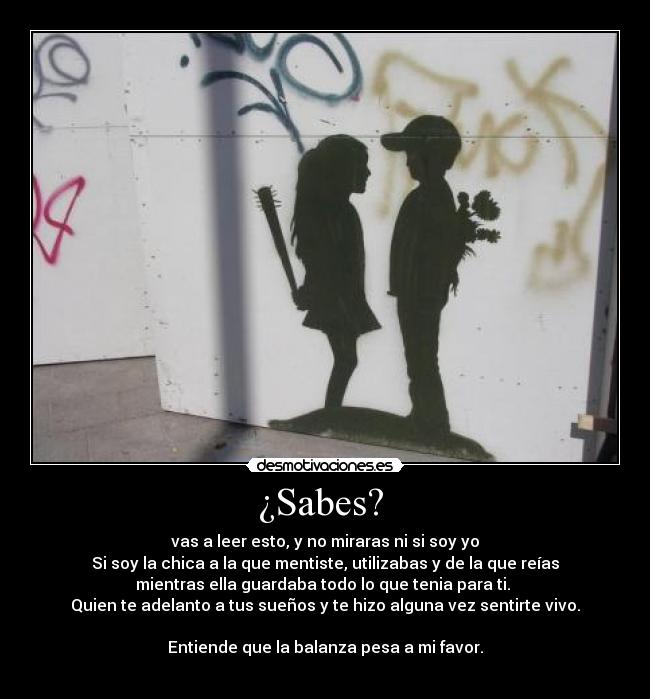 ¿Sabes?  - 