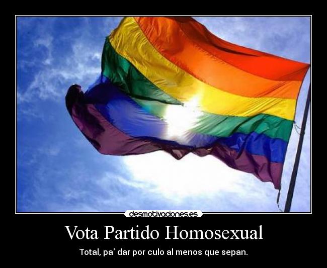 Vota Partido Homosexual - 