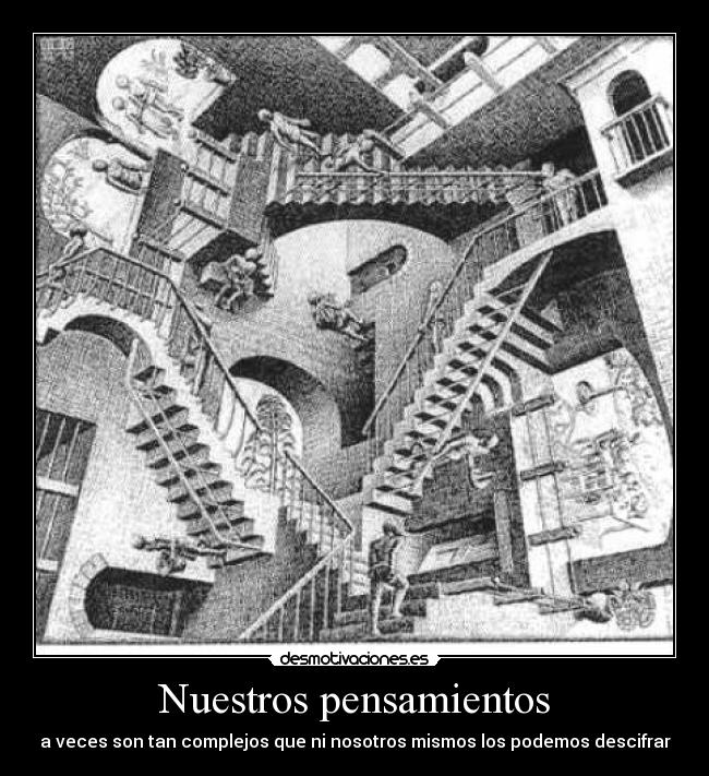 carteles pensamientos recuerdos memoria complejo descifrar mente desmotivaciones