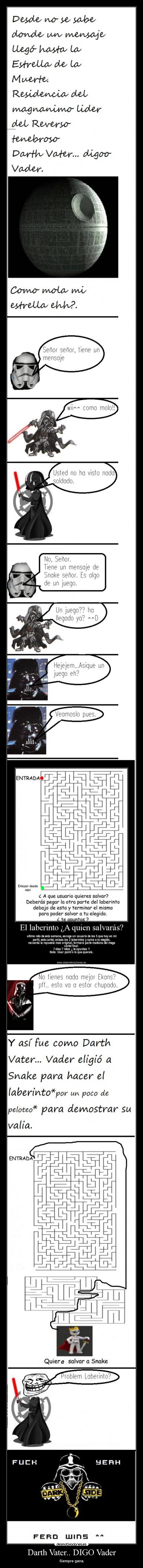 Darth Vater.. DIGO Vader -