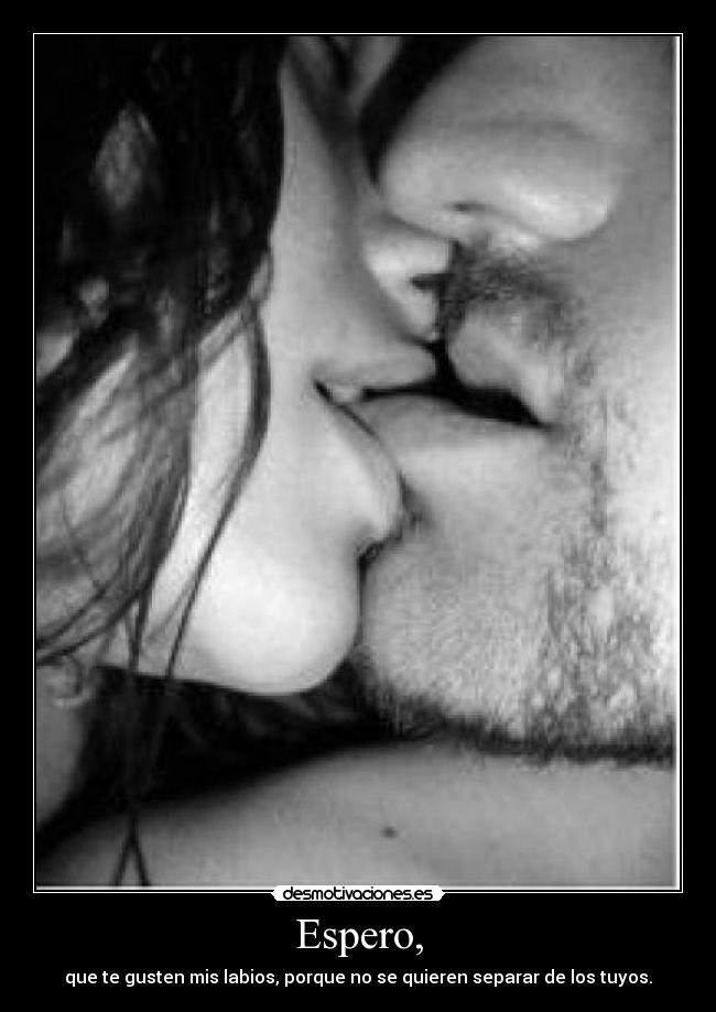 carteles beso desmotivaciones