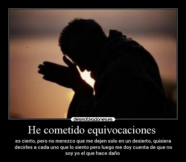 He cometido equivocaciones  - 