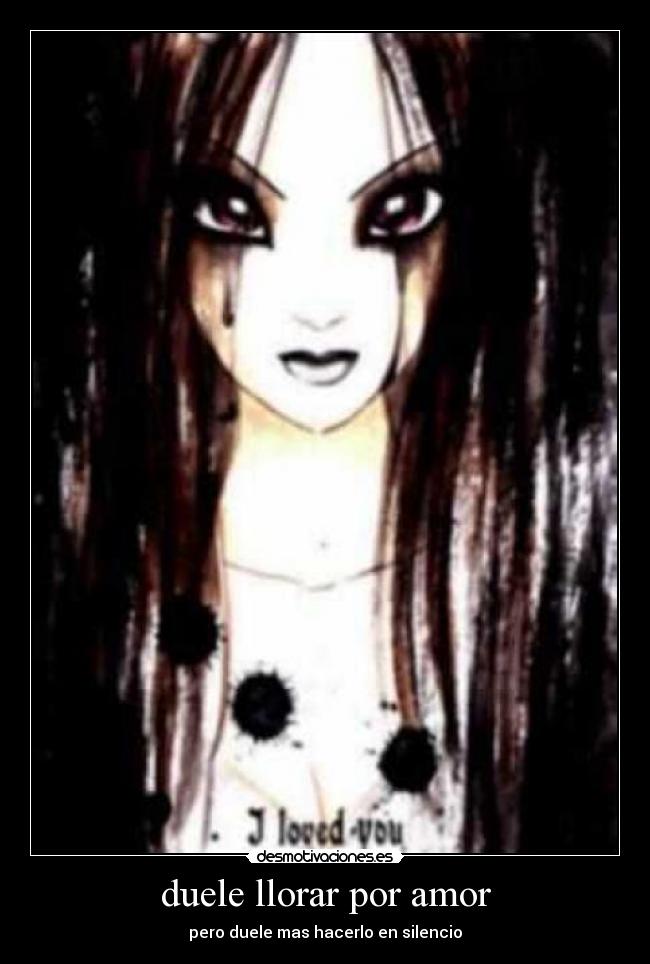 duele llorar por amor -