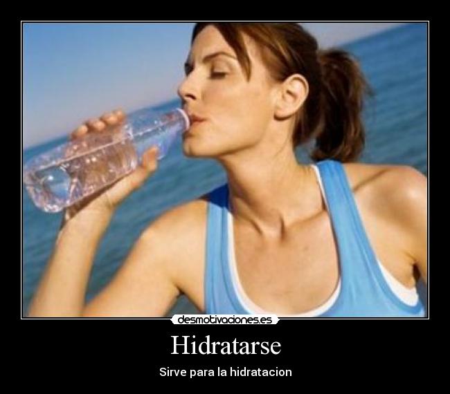 Hidratarse -