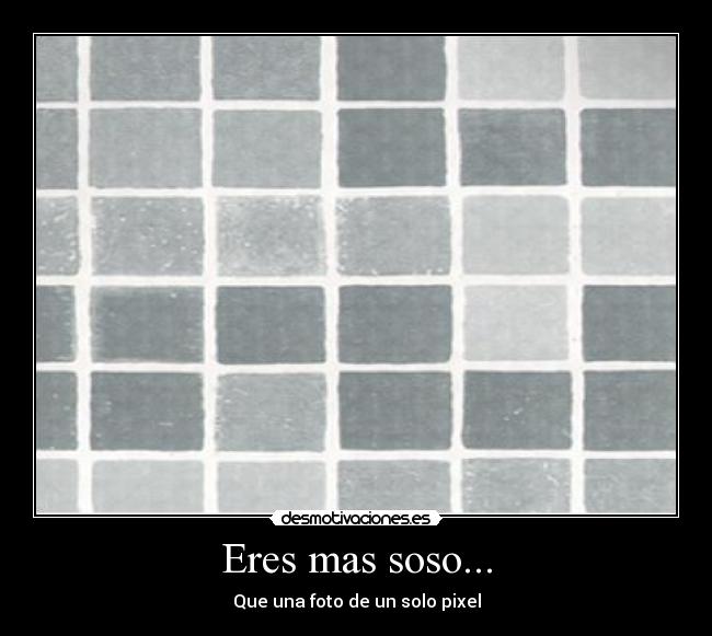 Eres mas soso... -