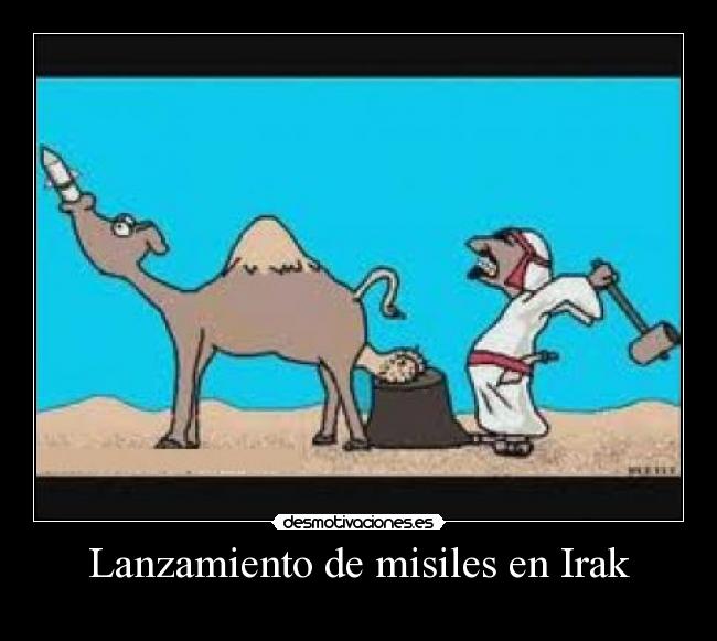 Lanzamiento de misiles en Irak - 