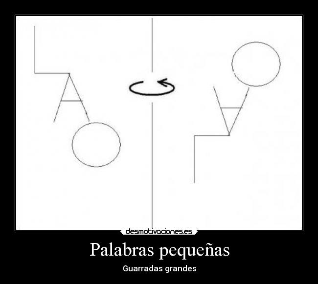 Palabras pequeñas - Guarradas grandes