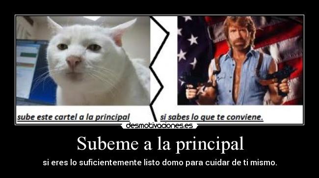 Subeme a la principal -