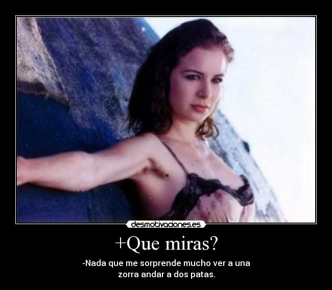 +Que miras? -
