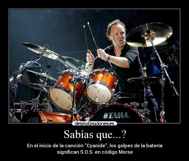 carteles metallica lars ulrich james hetfield robert trujillo cliff burton jason newsted heavy metal rock desmotivaciones