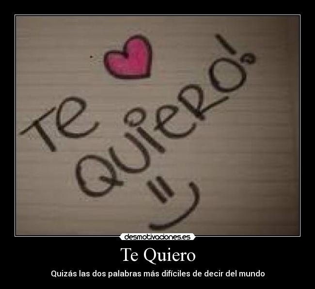 Te Quiero - 