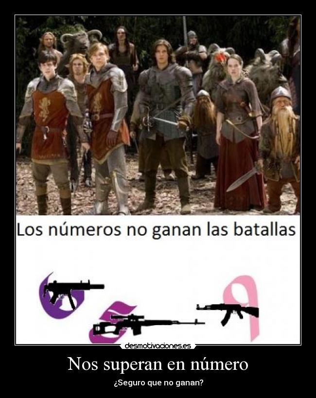 Nos superan en número - 