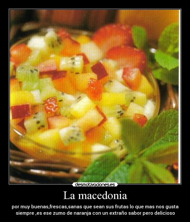 La macedonia -