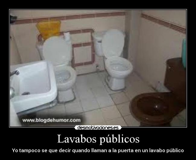 Lavabos públicos -