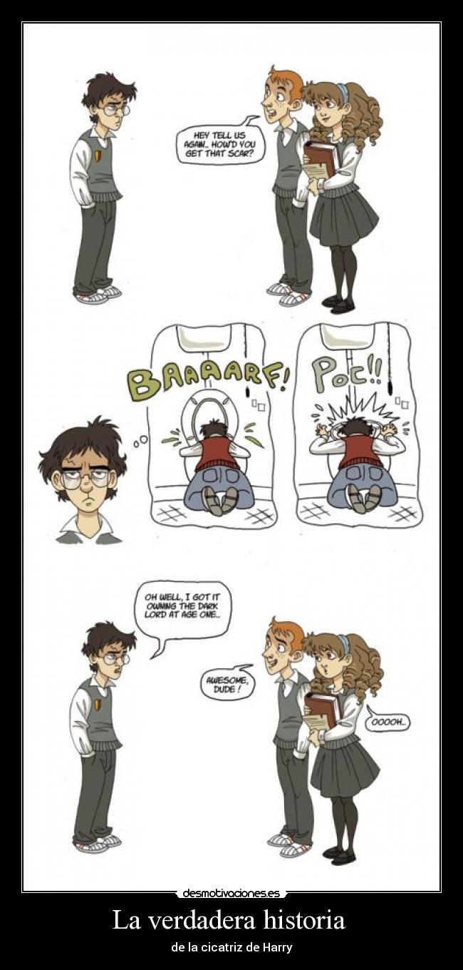 carteles historia historia cicatriz desmotivaciones