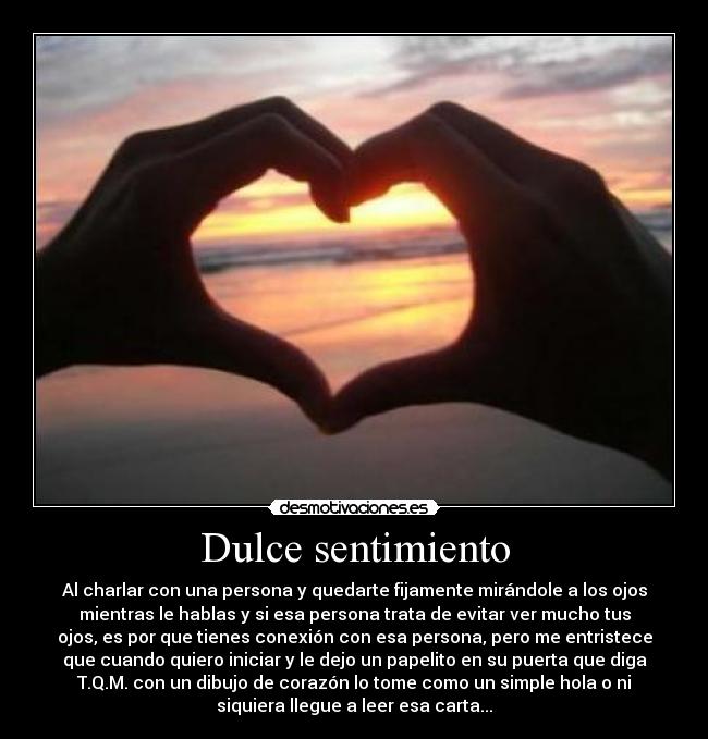 Dulce sentimiento -