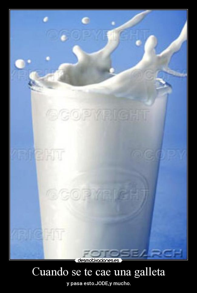 Cuando se te cae una galleta -