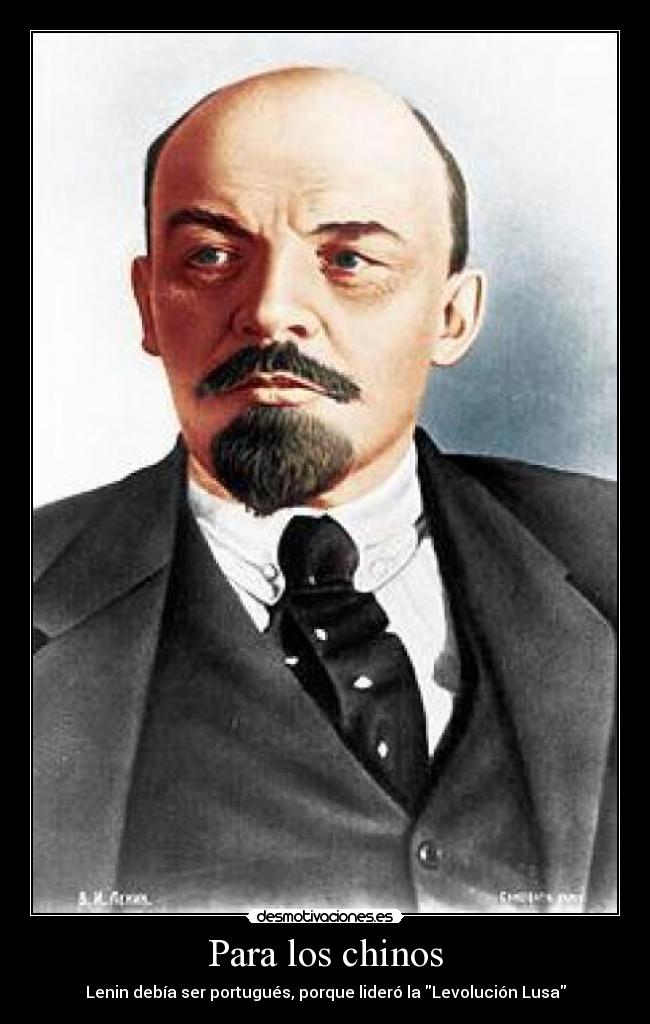 Para los chinos -