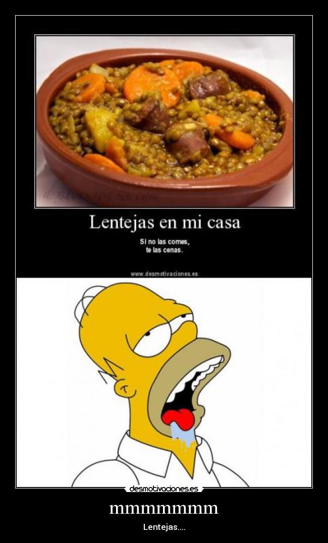 mmmmmmm - Lentejas....