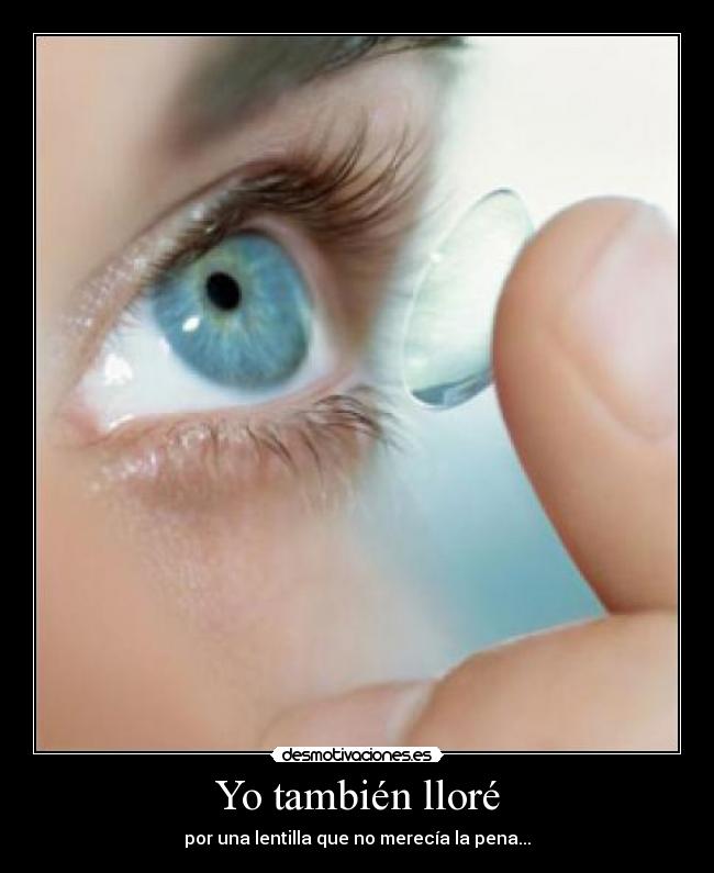 Yo también lloré -
