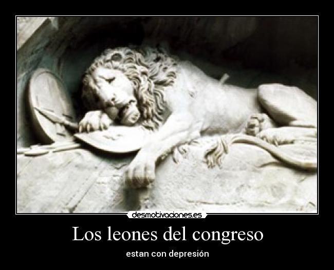 Los leones del congreso -