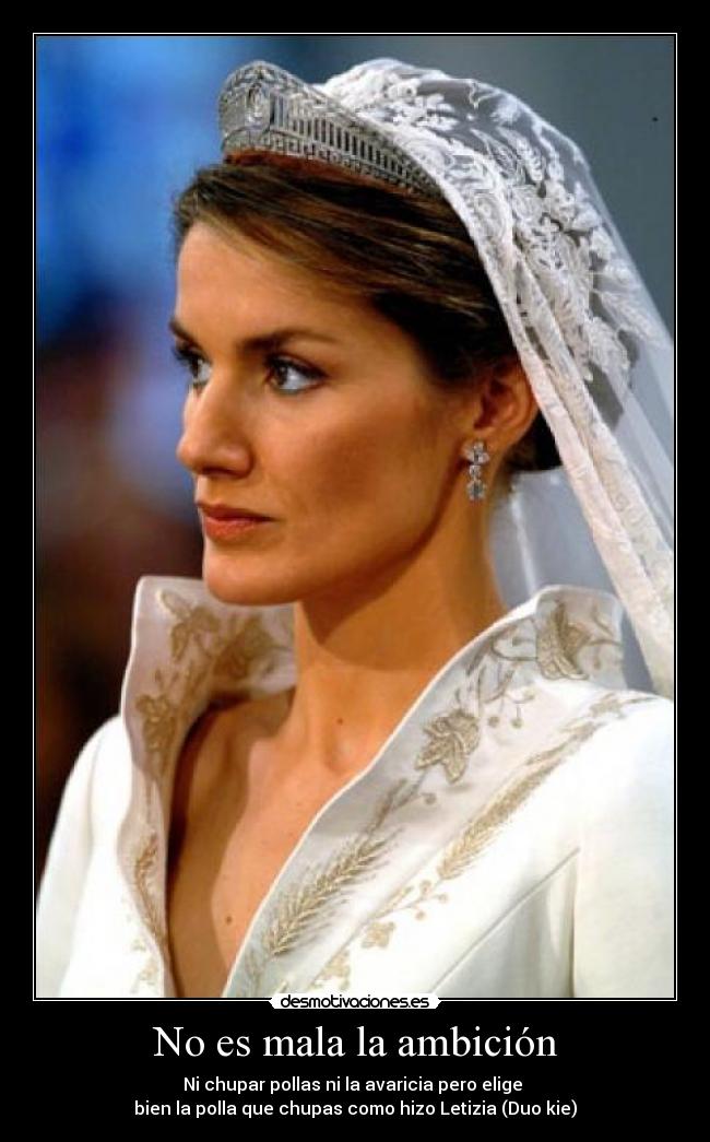 No es mala la ambición -