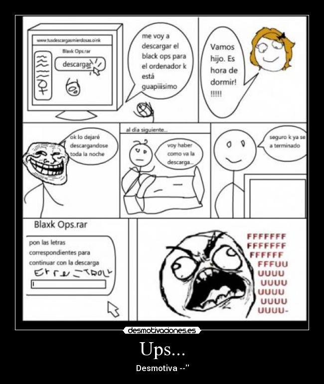 Ups... - Desmotiva --