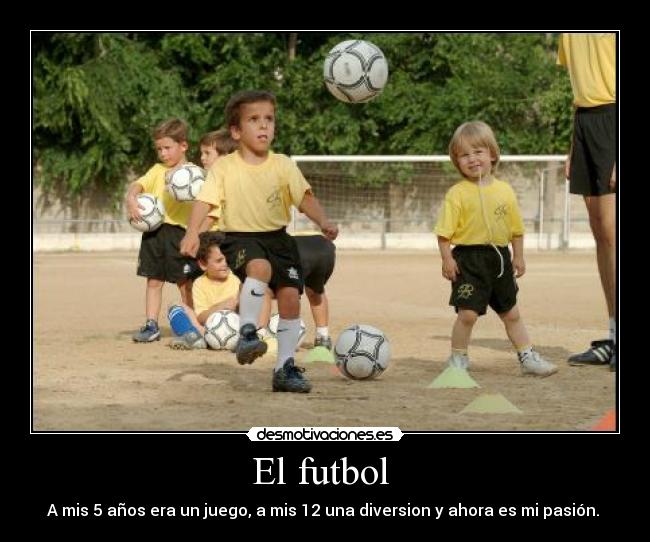 El futbol -