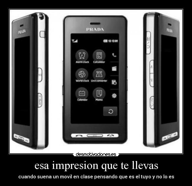 esa impresion que te llevas - cuando suena un movil en clase pensando que es el tuyo y no lo es