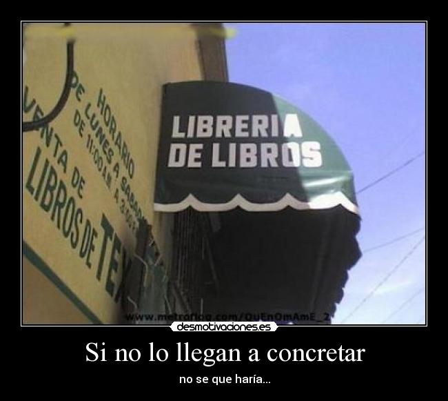 carteles libreria desmotivaciones