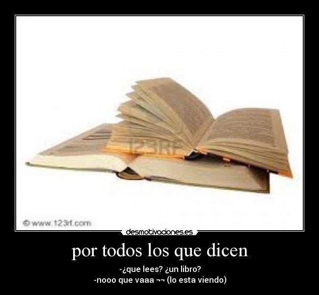 por todos los que dicen - 