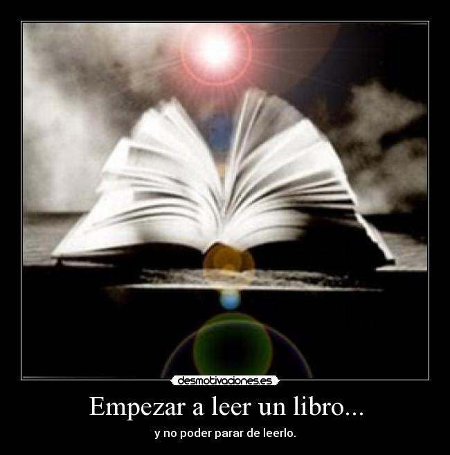 Empezar a leer un libro... - 