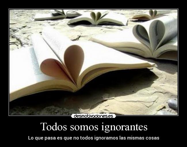 Todos somos ignorantes - 