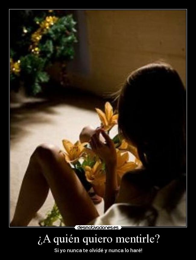 ¿A quién quiero mentirle? - 