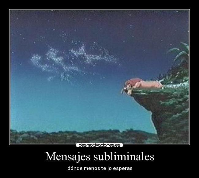 Mensajes subliminales - dónde menos te lo esperas