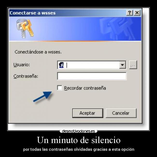 Un minuto de silencio -