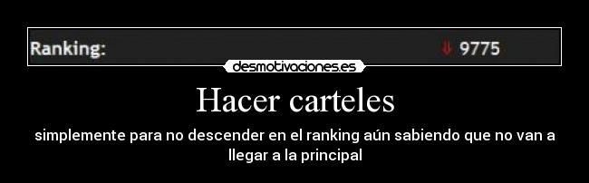 Hacer carteles - 
